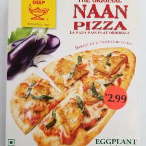 EGGPLANT NAAN PIZZA