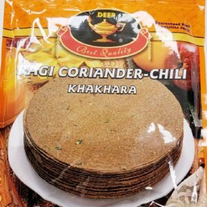 RAGI CORRIANDER CHILLI KHAKHARA