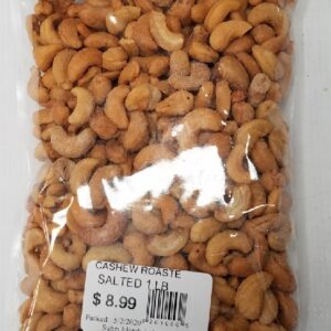 CASHEW ROASTED SALTED 1 LB