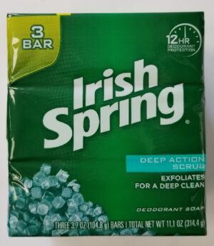 IRISH SPRING DEEP ACTION BAR SOAP