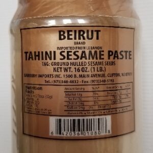 BEIRUT TAHINI SESAME PASTE