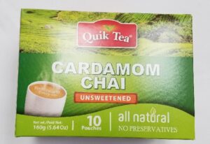 TEA CARDAMON CHAI UN SWEET