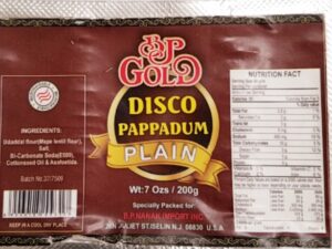 DISCO PAPPADUM PLAIN