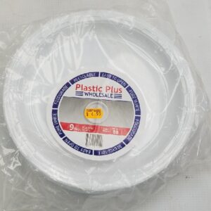 PLASTIC PLUS 9 NO ROUND PLATE